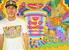 Limited Edition Cup Noodles 50th Anniversary T-Shirt: Psychedelic 70s Design